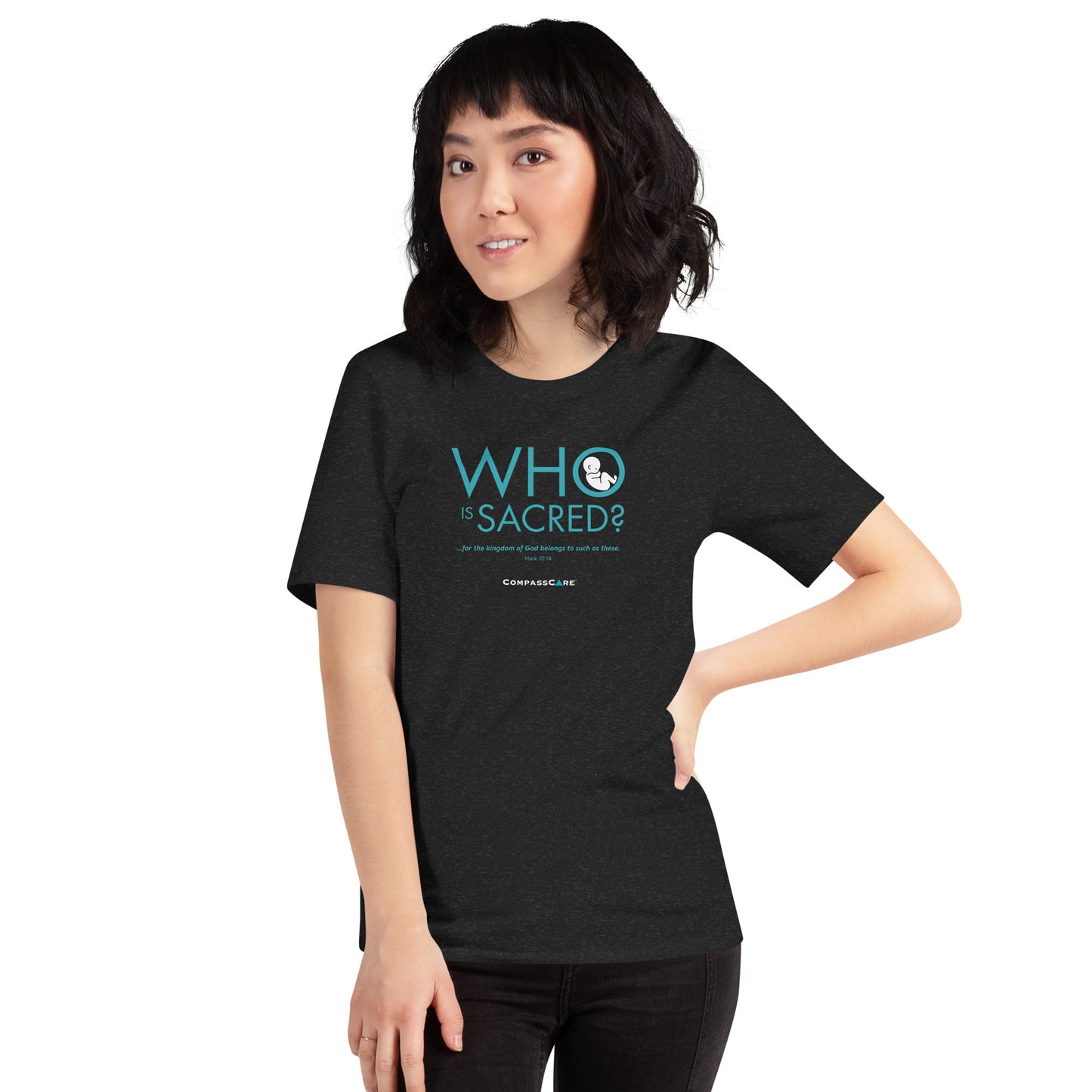 Who Is Sacred? 2026 Walk for Life Official Tee Shirt