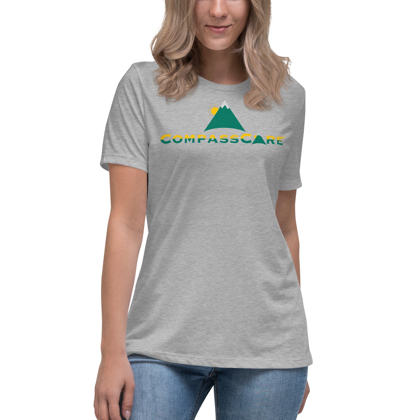 Pro-Life Summer Fun Mountain Logo Women's Relaxed T-Shirt