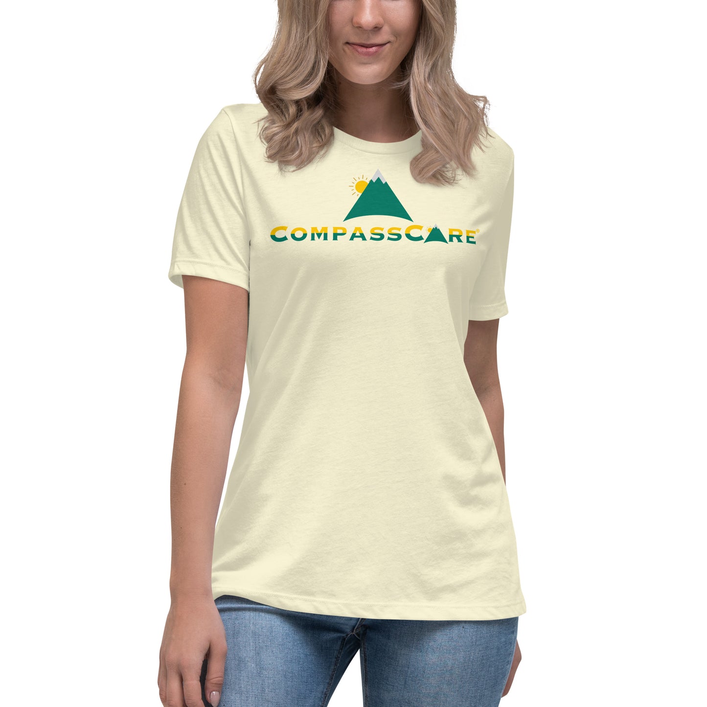 Pro-Life Summer Fun Mountain Logo Women's Relaxed T-Shirt