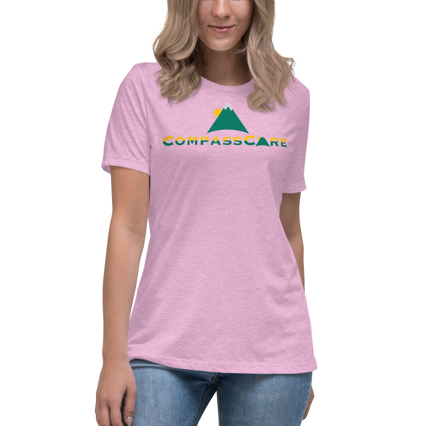 Pro-Life Summer Fun Mountain Logo Women's Relaxed T-Shirt